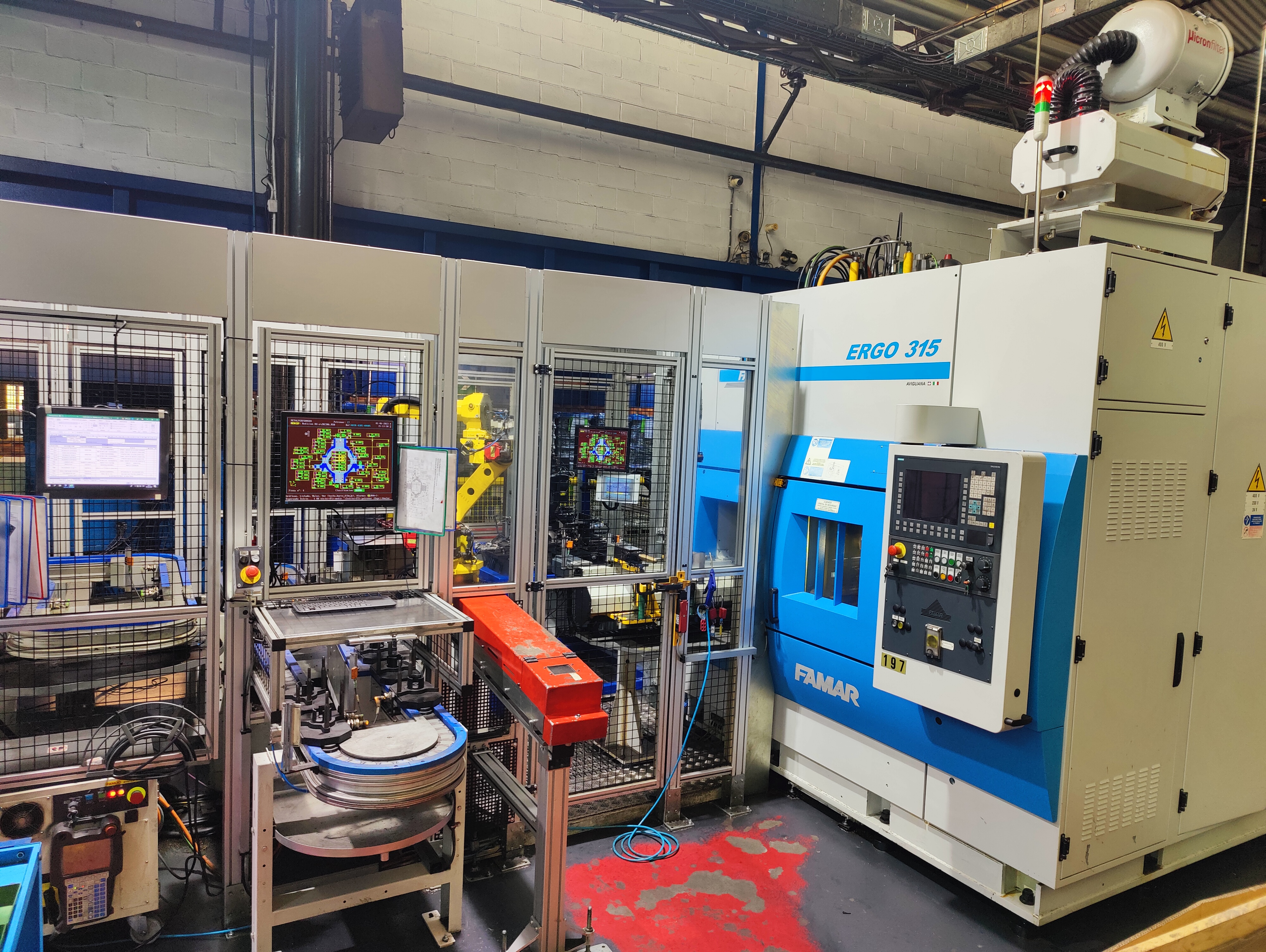 4 new machining lines with the latest robotisation technology